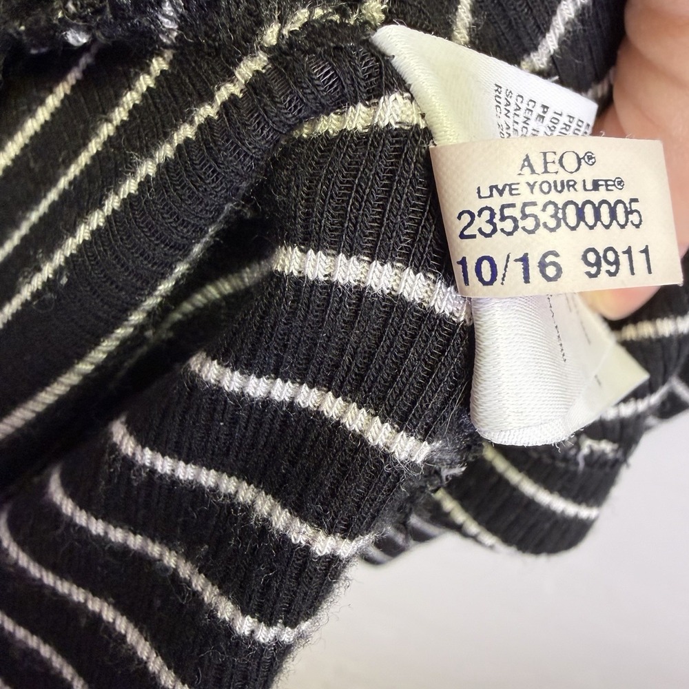 American Eagle Soft‎ & Sexy Woman's Long Dress Size XL Navy Blue Lagenlook Cozy - Picture 7 of 9